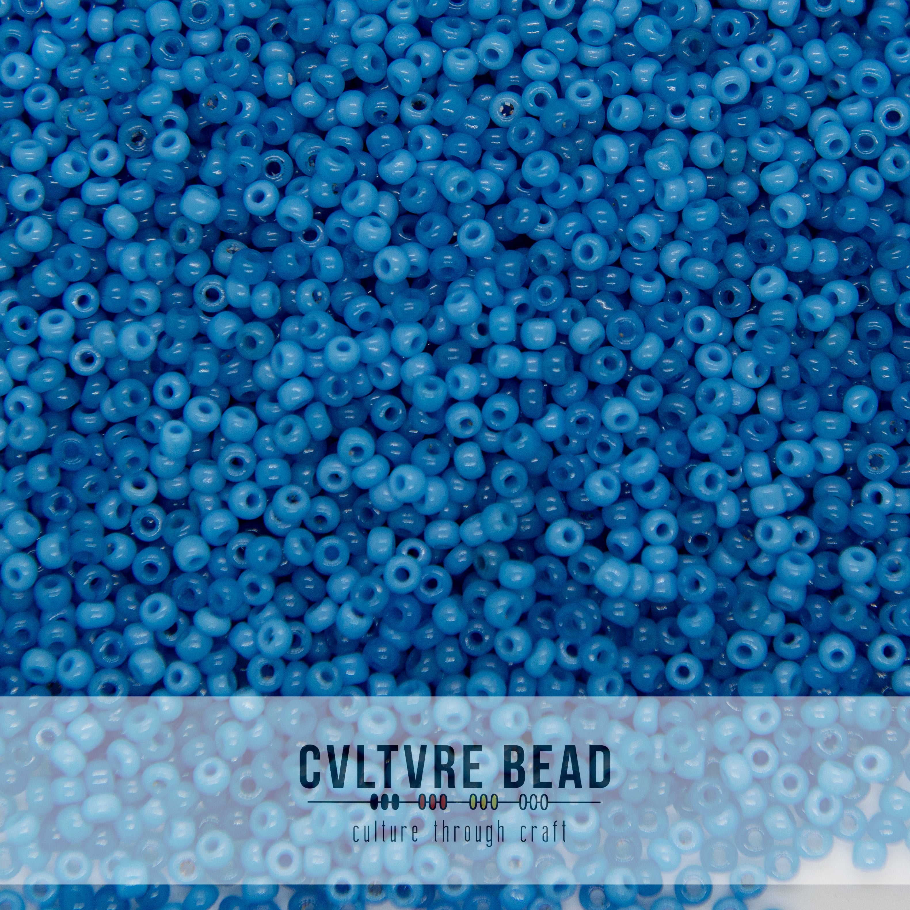 9/0 Variegated Greasy Turquoise - Venetian 1900's